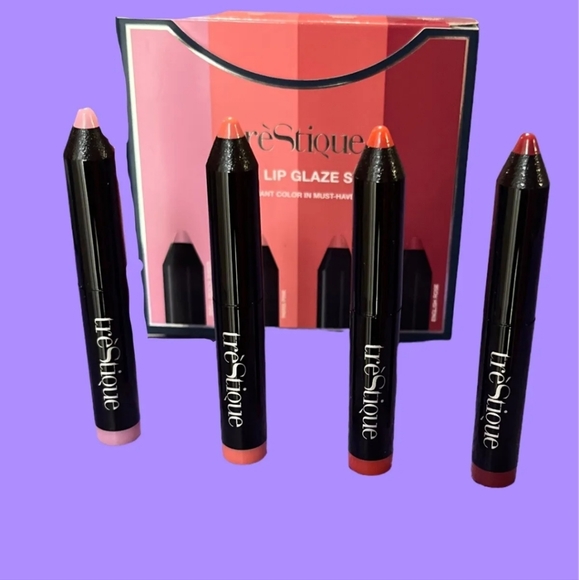 TRÈSTIQUE Mini Lip Glaze Set of 4 NEW - Picture 7 of 16